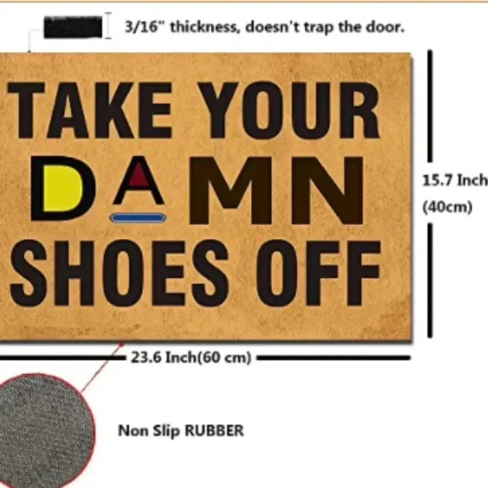 CUSTOM LUXURY WELCOME OUTDOOR/INDOOR DOORMAT